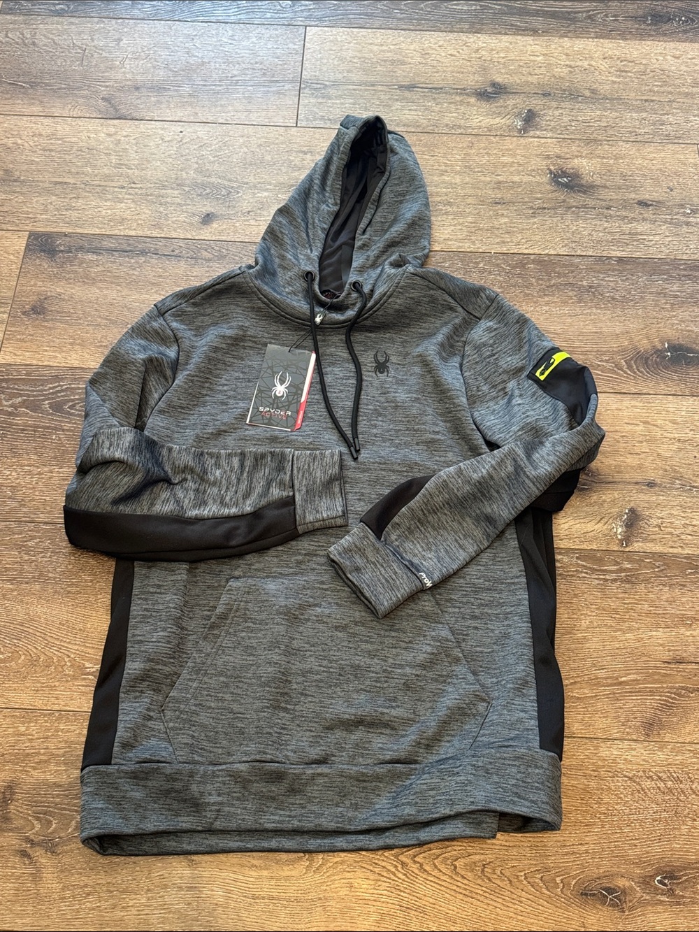 Spyder gray hoodie XL NWT